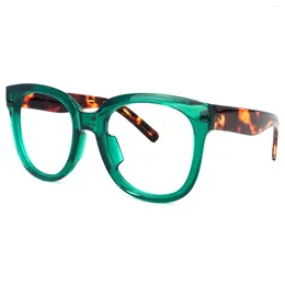 Sunglasses Frames Zeelool Retro Oversized Square Glasses With Non-prescription Clear Lens Stylish Eyewear Frame For Women MenHarrell
