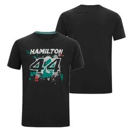 Cycling Shirts Tops F1 T-Shirts Formula One Lewis Hamilton Team Racing Car Summer Men Women Fashion Oversized O-Neck T Shirt Kids Tees Tops Jersey