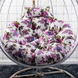 Pillow Swing Hanging Basket Seat Soft Egg Chair Pad For Garden Indoor Outdoor Balcony Rocking Silla (No Chair)