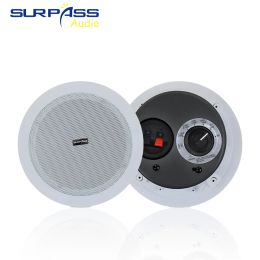 Home Audio System 6.5 Inch 40W Ceiling Speaker Flush Mount Passive in Ceiling Wall Speaker for Bedroom Kitchen Meeting Room