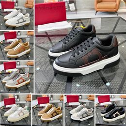 Luxus Männer Designer Schuhe Freizeitschuhe Laufen Sneaker Runner Trainer Schuhe Sneaker Echtes Leder modische Outdoor -Schuhe Schuhkarton