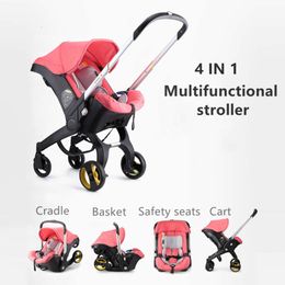 3 in 1 High Landscape Newborn Car Seat Stroller Infant Trolley Wagon Portable Baby Pushchair Cradle Travel System F4525