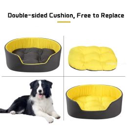 Double Sided Dog Bed Big Size Extra Large Dogs House Sofa Kennel Soft Fleece Pet Dog Cat Warm Bed XL pet accessories