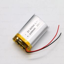 3.7V 102540 Lithium battery 1100mAh Polymer Batteries for Drone Car Gps Locator Mp3/mp4 Medical Beauty Equipment