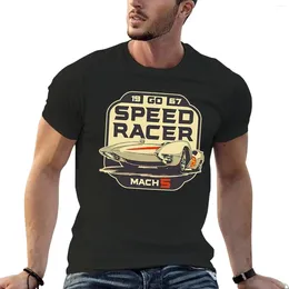 Men's Tank Tops Retro Speed Racer T-Shirt Boys Animal Print Shirt Customised T Shirts Summer Top Mens Graphic T-shirts Pack
