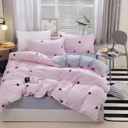 Bedding Sets 37Geometric 4pcs Girl Boy Kid Bed Cover Set Duvet Adult Child Sheets And Pillowcases Comforter 2TJ-61020