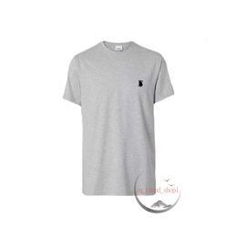 Burry Designer T-Shirt Luxusmarke T-Shirt Modebretter 100% reiner Baumwollsommer Kurzarm High-End-Luxusmarke Casual Tops T Shirt 2024New 366