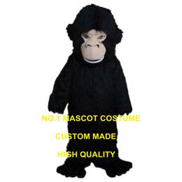 black gorilla mascot custom cartoon character adult size carnival costume 3098 Mascot Costumes
