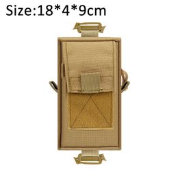 Molle Tactical Waist Bag Outdoor Emergency EDC Pouch Phone Pack Sports Climbing Running Accessories Military Tool Hunting Bags
