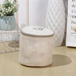 Laundry Bags 7 Size Exquisite Embroidery Net Washing Bag For Machine Protecting Clothes Pants Underwear Socks Bra Mesh Zipper Laundyr