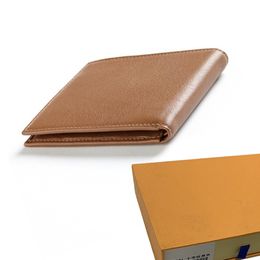 Wallets Mens Wallet Purses Zippy Wallet Men Short Wallets Fold Card Holder Passport Holder Women Long Folded Purse Photo Pouch 18-54 257Y