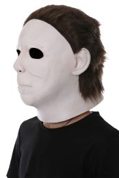 Michael Cosplay Myers Mask Halloween Scary Terror All Face 100% Latex Murderer Killer Mask Adult Party Masquerade Props