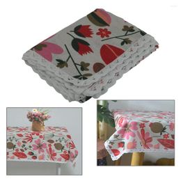 Table Cloth Printed Linen Lace Tablecloth Rectangle Home Christmas Cover Wedding Dining Garden Tea/Coffee Toalha De Mesa