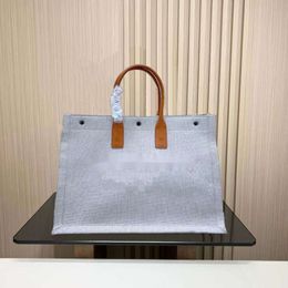 Designer Ys Printing Snap Fastener Open Close Cotton Tote Bag Top Quality Bag Handbag Shopping Bags Shoulder Bag Women Purse Large Capacity Canvas Bag Travel Bag