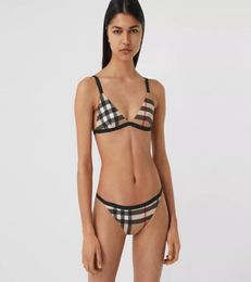 Womens bikini designer Sexy Beach Bikinis swim suit Fashion Letter Printed Lace Up Summer Split Swimsuit bikinis for women3416811