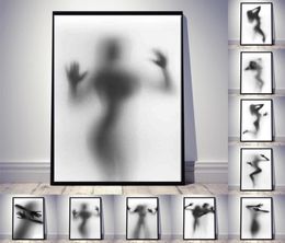 Paintings Bathroom Sexy Canvas Interior Living Room Decoration Modern Personalised Figures Aesthetic Wall Art Posters Pictures6435687