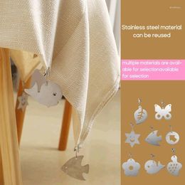 Table Cloth Stainless Steel Tablecloth Clip Multipurpose Family Party Camping Garden