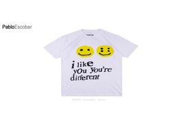 19SS CPFM XYZ Tshirt Graffiti Smile Face XYZ WWCD I LIKE YOU West Hip Hop Streetwear TEE Tshirts Men Women 2204296439904