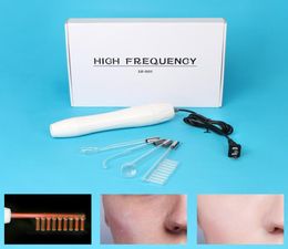 US Stock High Frequency Facial Beauty Machines Skin Rejuvenation Spot Removal Wrinkles Firming 4 Electrodes Glass Tubes Face Body 9033063
