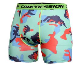 Whole 2019 New Fashion Summer Camouflage Bermuda Shorts Fitness Men Cossfit Bodybuilding Tights Camo Shorts Compression Shorts313y4409041