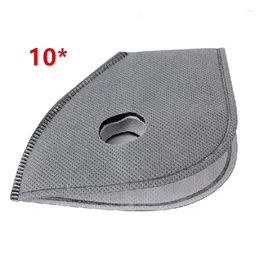 Cycling Caps 10pcs/lot Breathable Air Cleaner Soft Warm Face Gray Bicycle Mouth Mask Outdoor Anti Dust Motorcycle Activated Carbon