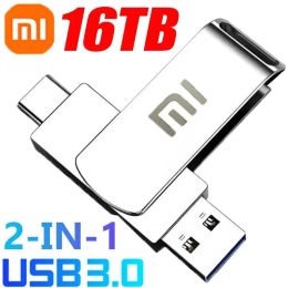 Xiaomi U Disc 16TB USB 3.0 High Speed Pen Drive 8TB 4TB Transfer Metal Memory Card SSD Pendrive Flash Drive Memoria USB Stick