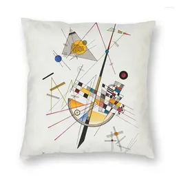 Pillow Delicate Tension Cover Two Side 3D Printing Wassily Kandinsky Abstract Art Floor Case For Living Room Pillowcase