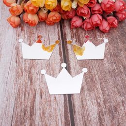 Party Decoration 50pcs/lot Acrylic Mirror DIY Wall Stickers Kid's Room Princess Crown Sticker Babyshower Decor