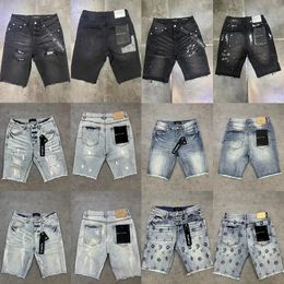 Mens Denim Shorts Jeans Designer Jean Fashion Distressed Ripped Bikers Womens Denims cargo For Men Black Pants 323yo