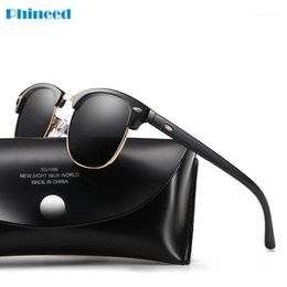 Club Master Square Polarized Sun Glasses For Men Women Fashion Mirror PKRB3916 Sunglasses 2271