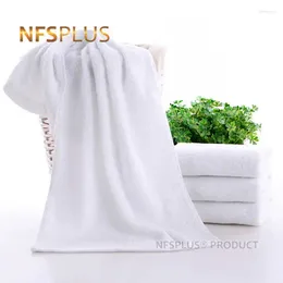 Towel Cotton Bathroom Face White Terry Washcloth Thick Heavy For Travel Beach Sports SPA Gym 34x75cm Hand Towels Adults