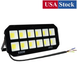 LED Flood Lights 600W 400W 200W Outdoor Light Fixture Cold White 6500K Super Bright 60000lm Waterproof IP65 Security Floodlight 284j