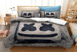 Game marshmallow 3D Design Digital Printing Bedding Set Duvet Cover Pillowcase Bedclothes Single size Drop Boy Gife TV ser4438681