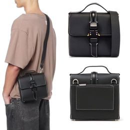 Men Women Fashion Leather Crossbody ALYX Bag Metal button Functional Skateboard High Quality Chest Bags ALYX Backpack 227P