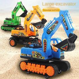 Diecast Model Cars Childrens excavator toy hook Inertia engineering car plastic boy puzzle toy car parent child interactive toy gift S2452722
