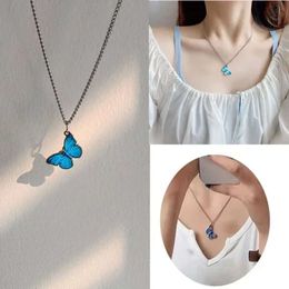 Fashion Necklace Designer Jewelry Sailormoon Delysia King Women Trendy Butterfly Clavicle Chain Simplicity Personality Temperament Best Friend Pendant
