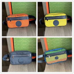 Designer Bags Mens MULTICOLOR Canvas Belt Bag Off The Grid Orange Shoulder Womens Multi Colors Nylon Leather Handbags Clutch Wallets 248U