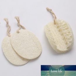 100pcs Natural Loofah Sponge Bath Shower Body Exfoliator Pads With Hanging Cotton Rope household 265m