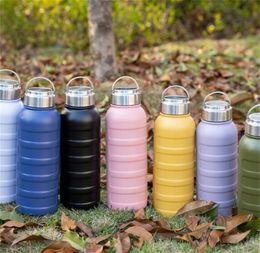 304 stainless steel insulate tumbler cup large capacity sports water bottle with lid portable travel male and female student mug trendy 20jy