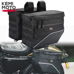 KEMIMOTO Motorcycle Saddle Bags 26L Saddlebag Panniers Universal for BMW R1200GS R1250GS F850GS Motorbike Dirt Bike Scooter Bags