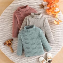 3PCS Set Ootd Terno for Newborn Baby Unisex Boy Girls Top 3-24 Months Fashion Long Sleeve Warm Sweater Winter L2405