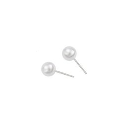 Small Sier Needle and Elegant Style Pearl Women s Love Bow Knot Earrings Advanced Sense Ins Fashion Earrings Earring Sene In Fahion Earring