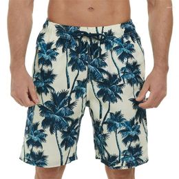 Men's Shorts Casual Fashion Hawaiian Vacation Swimwear Board 3D Printed Beach Swim Trunks Summer