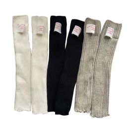 Korean Label Over-knee Leg Warmers Sleeves WOMEN Arm Covers Japanese Leggings Y2k Wool Thigh Socks Punk Multifunctional Gloves