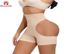 GUUDIA BuLifter Shapers Body Shaper Push Up Girdle Hi Waist Cincher Tummy Control Panties with Hook Sexy Thong Shapewear16037395