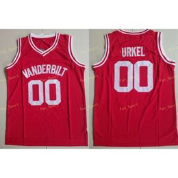 Mens Steve Urkel Jersey 00 Vanderbilt Muskrats High School Basketball Basketball Jerseys Red Stitched Drop Ship Size S-2XL