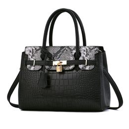 HBP Fashion Womesn Totes Bags Crocodile Pattern Trend Lday Handbag Large Capacity Outdoor Leisure Shoulder Bag 2308