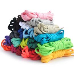 Shoe Parts Accessories Shoelaces Fashion Casual High Quality Round Multicolor Shoe Laces Shoestring Boots Sport Shoes Cord Ropes