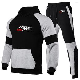 Men's Tracksuits Japan Motorcycle Africa Twin Crf 1000L Adventure Autumn Sports Set Hoodie Long Pants Casual Jogging Sportswear