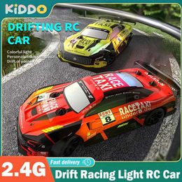 Electric/RC Car Electric/RC Car RC car drift racing car 2.4G 30KM/H lightweight model high-speed off-road wireless remote control car toy childrens Christmas gift WX5.26